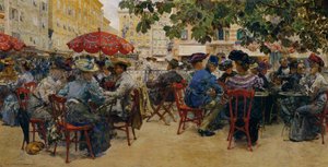 Caffè Tomaselli a Salisburgo da Theodor Josef Ethofer