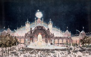 Esposizione universale, vista del palazzo dell