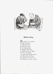 Illustrazione tratta dal libro Historier di Munthe, Peter e pubblicato da Dybwad (no, 1896) da Theodor Kittelsen