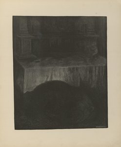 Illustrazione tratta dal libro Svartedauen di Kittelsen, Th. e pubblicato da L.E. Tvedte (no, 1901)