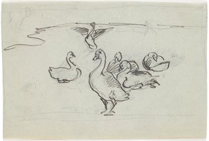 Studio di oche da Theodor Philipsen