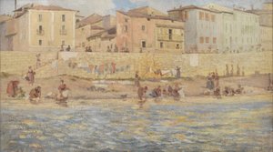 Il fiume Liri. Italia da Theodor Philipsen