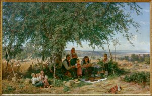 Preghiera di mezzogiorno durante il raccolto da Theodor Schütz