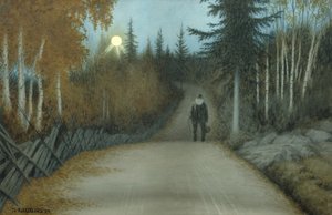 Sulla via di casa da Theodor Kittelsen