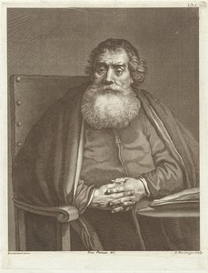 Uomo seduto con barba da Theodor Vercruys