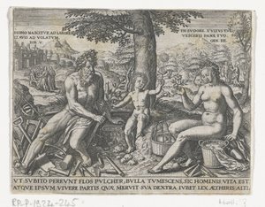 Ragazzo che soffia bolle da Theodor de Bry (attributed to)