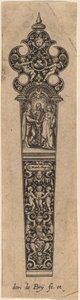 Ornamento per manico di coltello da Theodor de Bry