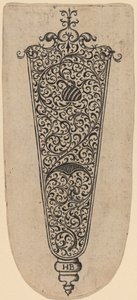 Ornamento per manico di coltello da Theodor de Bry