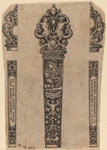 Ornamento per manico di coltello da Theodor de Bry