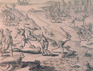 Massacro di leoni marini da parte degli esploratori