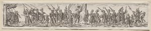 Soldati in Marcia da Theodor de Bry