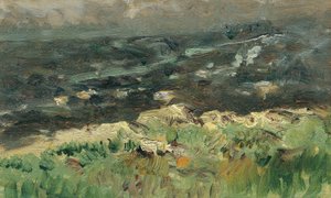 Sulla spiaggia del mare da Theodor von Hormann
