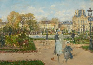 Nei giardini delle Tuileries da Theodor von Hormann