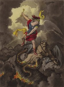 Satana incatenato da Theodore (after) Lane