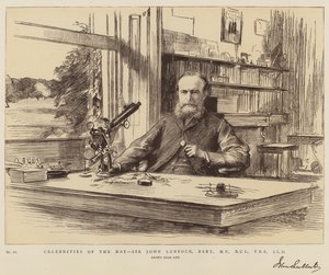 Celebrità del giorno, Sir John Lubbock, Barone, MP, DCL, FRS, LLD