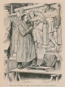 Henry Hugh Armstead al lavoro sull