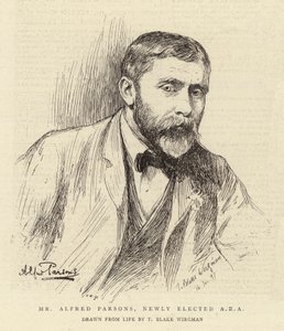 Il signor Alfred Parsons, neo-eletto ARA da Theodore Blake Wirgman