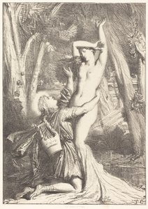 Apollo e Dafne da Théodore Chassériau
