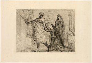 Via!, tavola sette da Otello da Théodore Chassériau