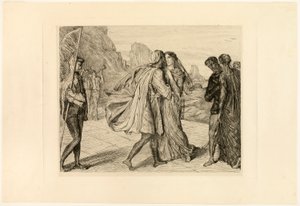 O mio bel guerriero!, tavola cinque da Otello da Théodore Chassériau
