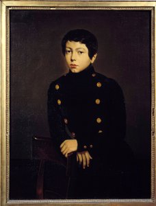 Ritratto di Ernest Chasseriau (1823-1870) allievo della Scuola Navale di Brest, fratello dell