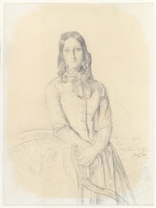 Ritratto della signora Gabrielle Marcotte de Quivières da Théodore Chassériau
