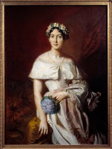 Ritratto di Mademoiselle de Cabarrus (Marie-Therese de Cabarrus) da Théodore Chassériau