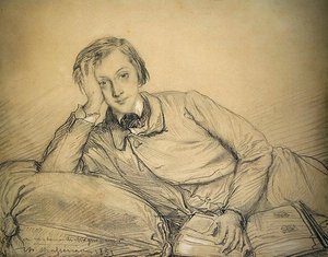 Ritratto di Raymond de Magnoncourt da Théodore Chassériau