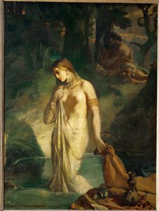 Suzanne au bain - Susanna nella sua vasca da bagno ... da Théodore Chassériau