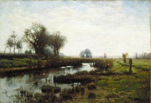 Tardo pomeriggio, brughiera di Dachau da Theodore Clement Steele