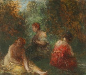 I bagnanti, c.1871-74 da Theodore Fantin Latour