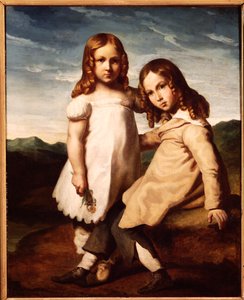 Alfred Dedreux (1810-60) da bambino con sua sorella, Elisabeth, 1816-17