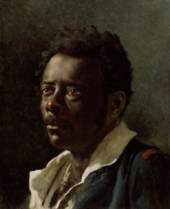 Uomo nero (studio di ritratto)