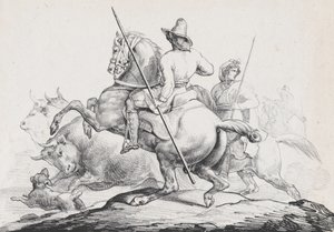 Macellai di Roma da Theodore Gericault