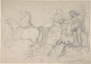 Austiere e cavaliere da Theodore Gericault