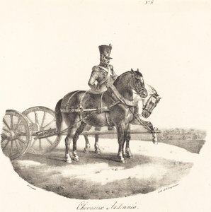 Cavalli delle Ardenne da Theodore Gericault