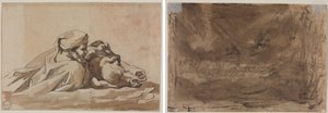 Géricault - Uomo che stringe un cavallo nell