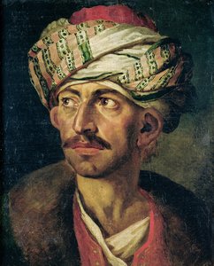 Testa di un orientale o ritratto presunto di Mustapha, c.1819-21