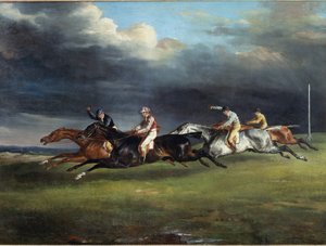 Corsa di cavalli detta il derby a Epsom da Theodore Gericault