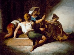 Famiglia italiana da Theodore Gericault