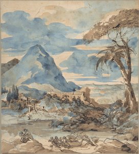 Paesaggio con pescatori da Theodore Gericault