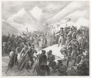 Il valico del Monte San Bernardo (Crossing of Mount Saint Bernard)