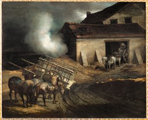 Le four a platre. Il forno a gesso ... da Theodore Gericault