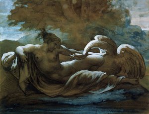 Leda e il cigno da Theodore Gericault