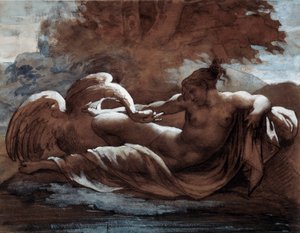 Leda e il cigno da Theodore Gericault