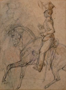 Ufficiale dei lancieri polacchi da Theodore Gericault