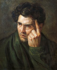 Ritratto di Lord Byron di Jean-Louis Theodore Gericault da Theodore Gericault