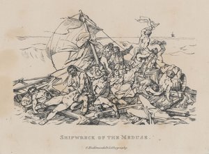 Il naufragio della Medusa (La Radeau de la Méduse) da Theodore Gericault