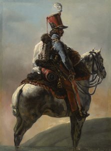 Studio dopo "Trombettiere degli Ussari", c.1815?-27 da Theodore Gericault