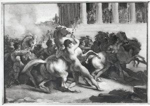 Studio per la Corsa dei Cavalli Barbari da Theodore Gericault